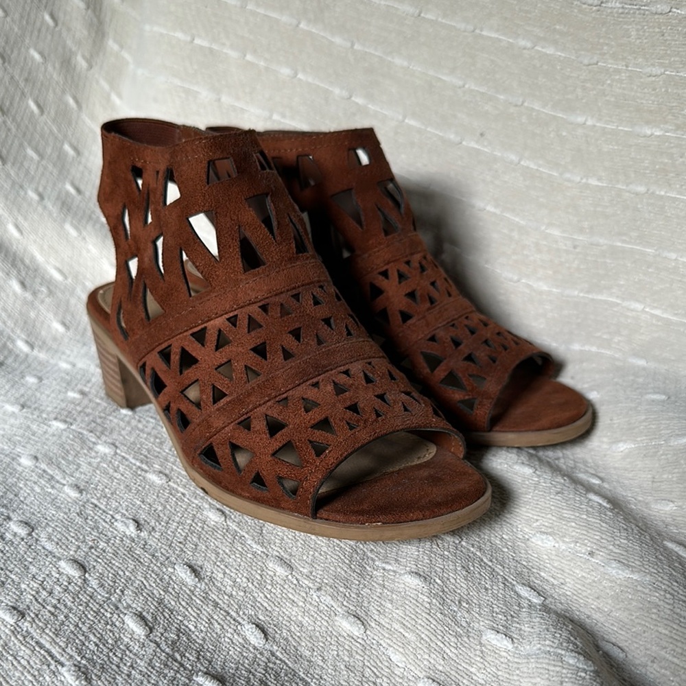 American Eagle Outfitters Brown Heeled Boots